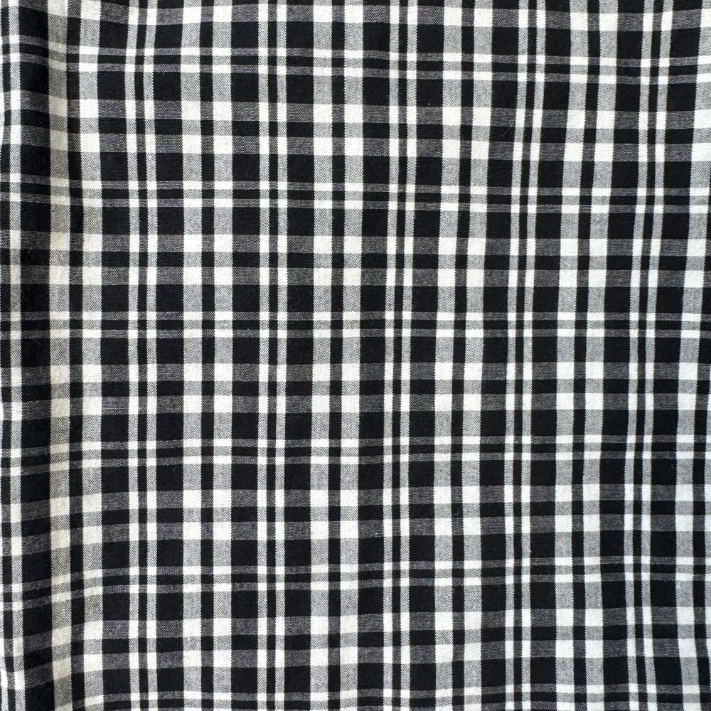 Tailorbyrd Long Sleeves Button Up Shirt Black & White Plaid Cotton Size 3XLT - Picture 5 of 8